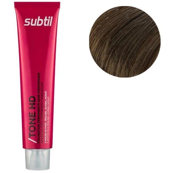 Coloration ton sur ton sans ammoniaque de la marque Subtil produit TONE HD - blond 60ml