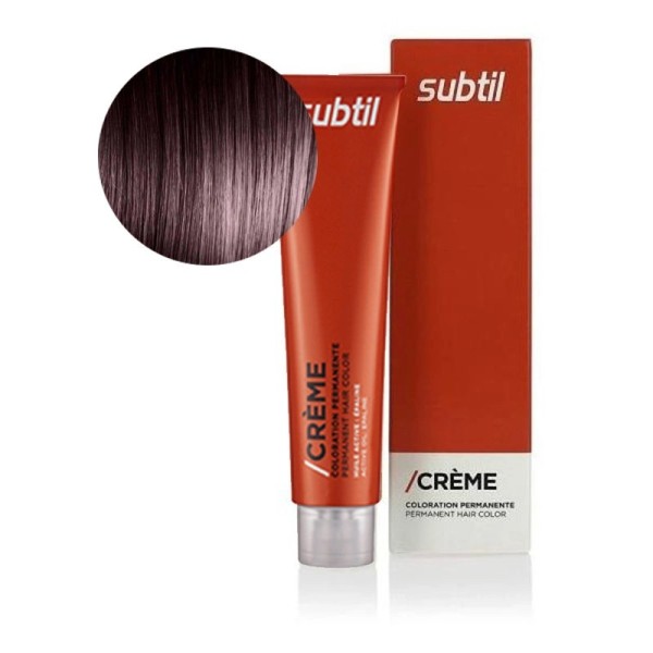 Coloration permanente de la marque Subtil Crème produit N°3.60 Châtain foncé rouge intense 60 ML