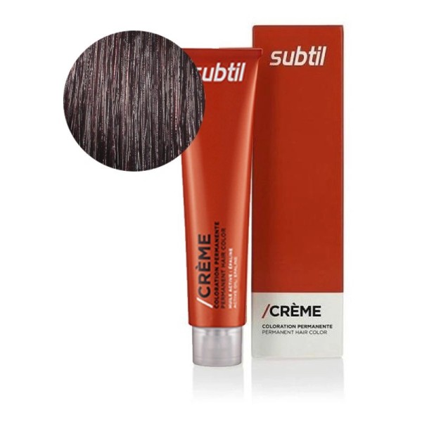 Coloration permanente de la marque Subtil Crème produit N° 5.20 Châtain clair violine intense 60ml