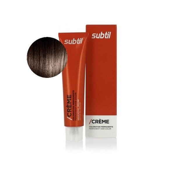 Coloration permanente de la marque Subtil Crème produit N°5.35 Châtain clair doré acajou 60 ML