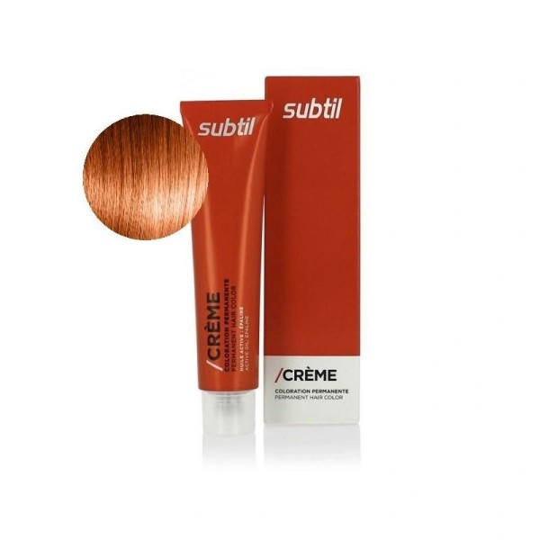 Coloration permanente de la marque Subtil Crème produit N°8.43 Blond clair cuivré doré 60 ML