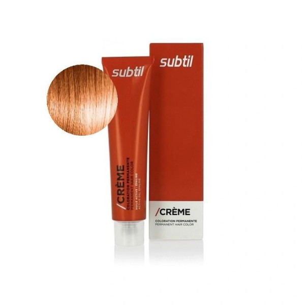 Coloration permanente de la marque Subtil Crème produit N°9.04 Blond très clair cuivré 60 ML