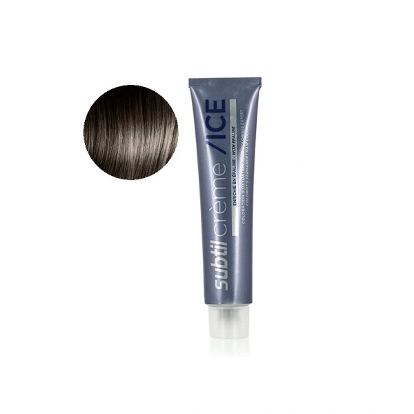 Coloration permanente fondamentales froides de la marque Subtil produit Crème ICE N°6 Blond foncé 60 ML