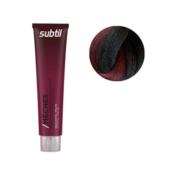 Coloration permanente spécial mèches de la marque Subtil produit Magenta 60 ML