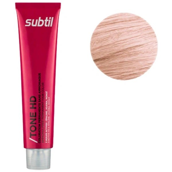 Coloration ton sur ton sans ammoniaque de la marque Subtil produit Tone HD N°-24 Or Rosé 60 ML