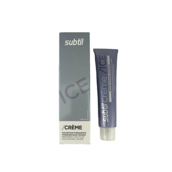 Coloration permanente fondamentales froides de la marque Subtil produit Crème ICE N°6 Blond foncé 60 ML