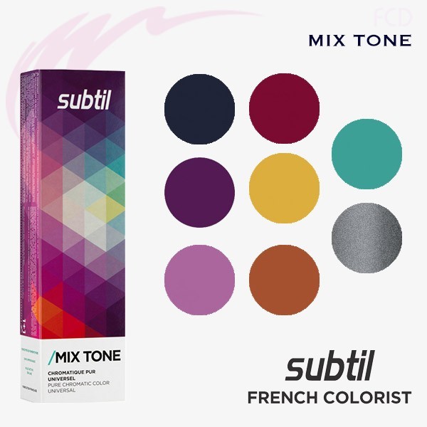 Mix Tone coloration permanente sans ammoniaque de la marque Subtil produit BLEU 60 ML