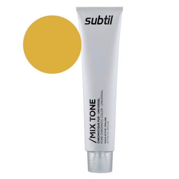 Mix Tone coloration permanente sans ammoniaque de la marque Subtil produit JAUNE 60 ML